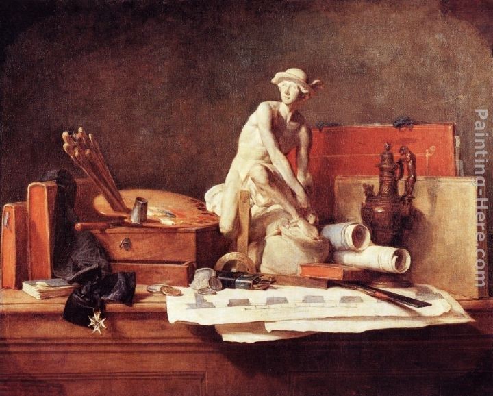 Jean Baptiste Simeon Chardin The Attributes of the Arts